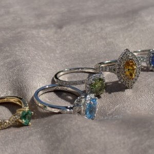 Coloured Stone Rings